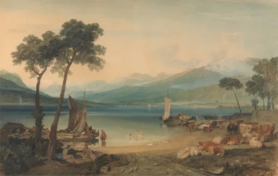 Genfersee und Mont Blanc